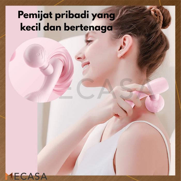 Omron - Alat Pijat MinI Kepala Ganda Elektrik USB Alat Pijat Getar Portabel Pijat Relaksasi Otot