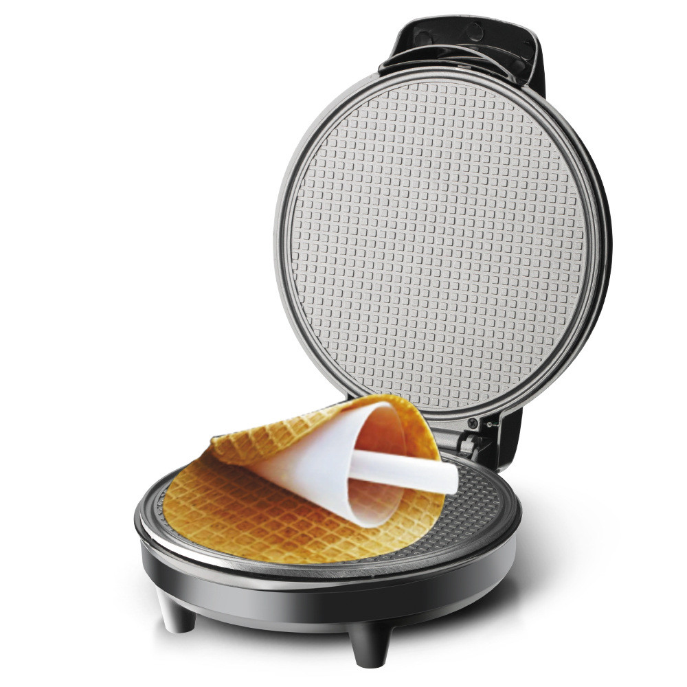 ELectric Waffle Cone Maker Machine with Browning Control, Nonstick Waffle Bowl Maker, Ice Cream Cone