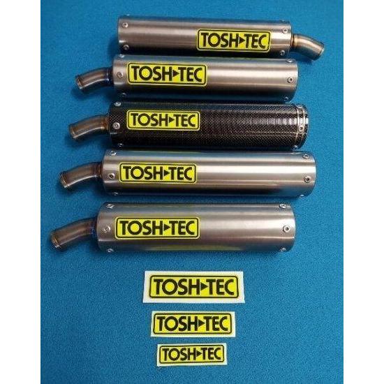 Stiker Knalpot Silencer 2 Tak Toshtec #Gratisongkir