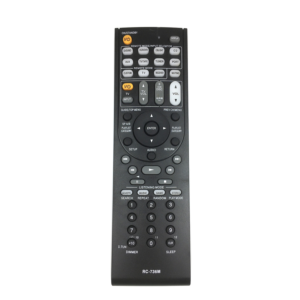 RC-736M Remote Control for Onkyo AV Receiver RC-620M RC-708M RC-737M RC-762M RC-764M RC-735M RC-738M