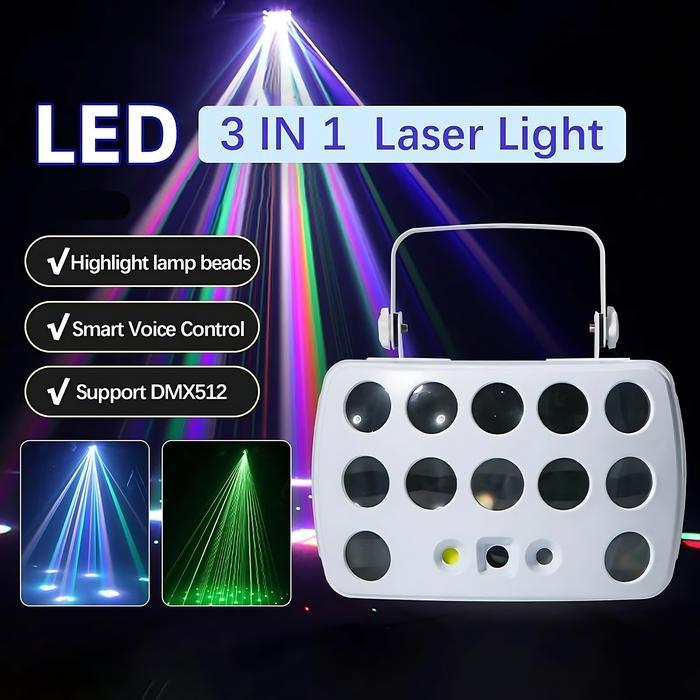 Lampu Disco Laser Panggung RGB Lighting Panggung Lampu Disko Party