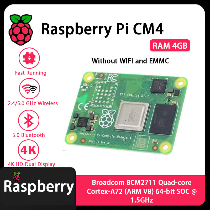 Original Raspberry Pi CM4 RAM4GB Compute module4 CM4104000 CM4104008 CM4104016 CM4104032 CM4004000