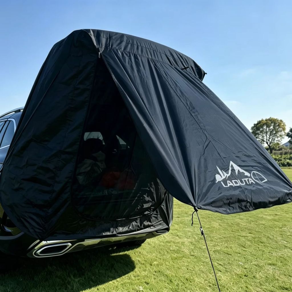 Portable SUV Rear Connecting Tent Car Rear Canopy Outdoor Camping Canopy Rain Proof Sun Protection