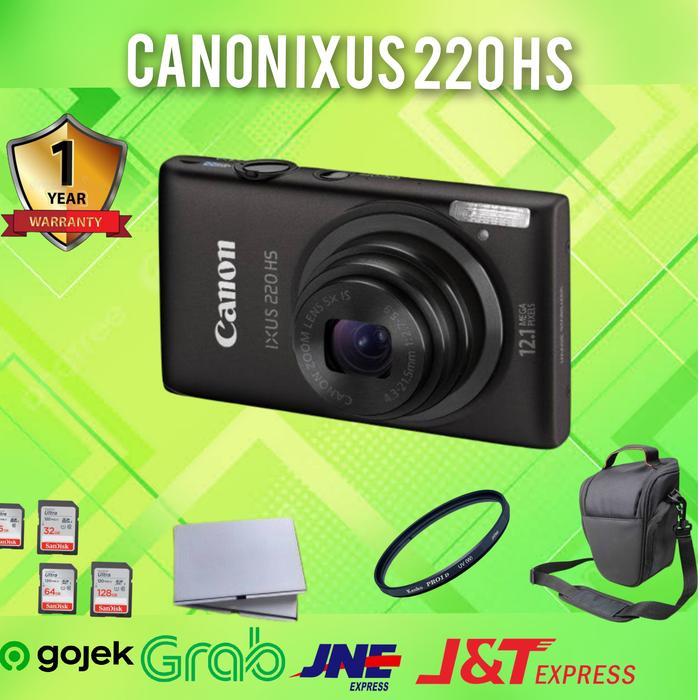 Camera Canon Ixus 220 HS / Canon Ixus 220 HS / Kamera Digital Canon - WHITE BOX, CAMERA ONLY