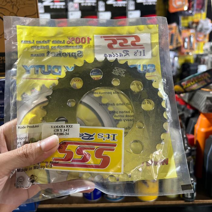 FREE ONGKIR GIR BLAKANG SSS RACING 428 34T 35T RX KING RXZ RXK JUPZ JUPMX F1ZR BISA COD