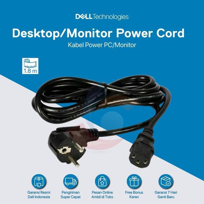 Best Seller Dell Kabel Power Desktop Pc / Monitor