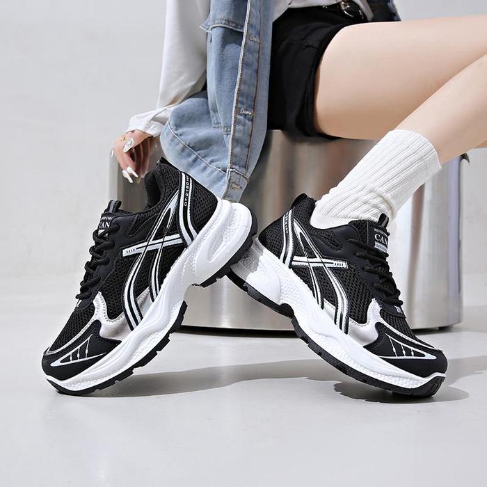 ViralCanikorea Winter Sepatu Sneakers Wanita Casual Sepatu Aestetic Outdoor Sneakers Korean Style