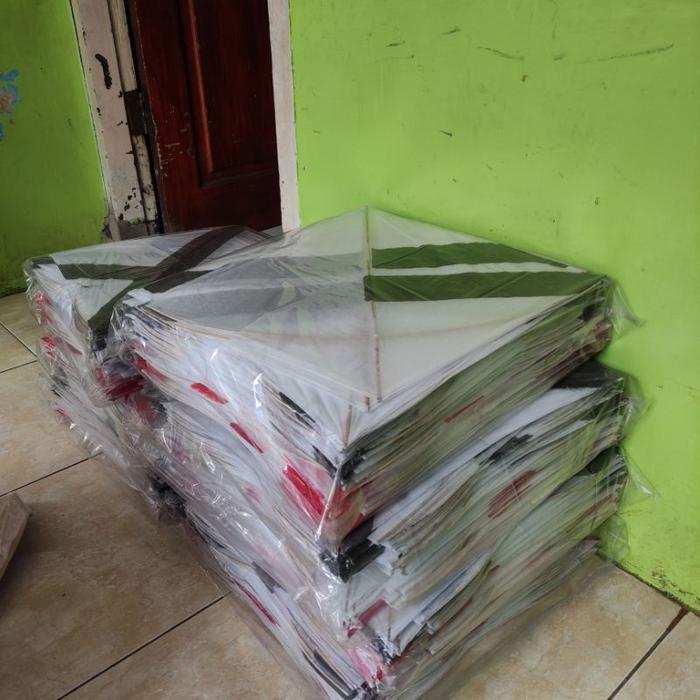 Layangan Aduan Murah Pulas Jabrug Cililin Bandung Arku Sedang Adu Ukuran 54/58 1pack isi 100pcs