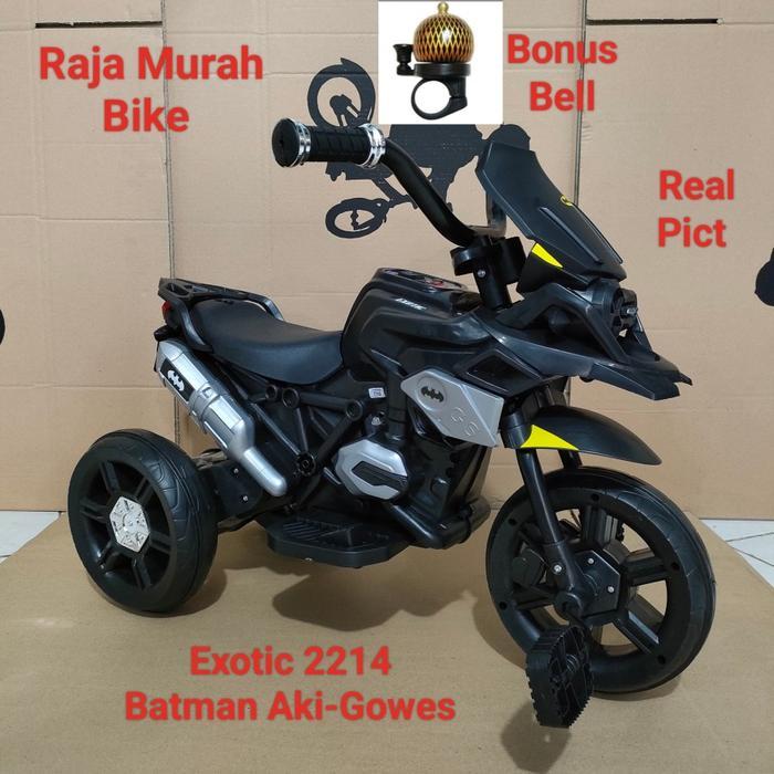 Motor Aki Anak Exotic EMT 2214 Motoran Aki Anak Double Fungsi Aki Dan Gowes Toys