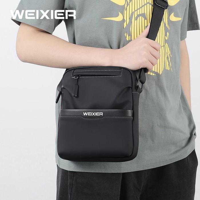 HEMAT WEIXIER D248 Tas Selempang Pria Sling Bag Anti Air