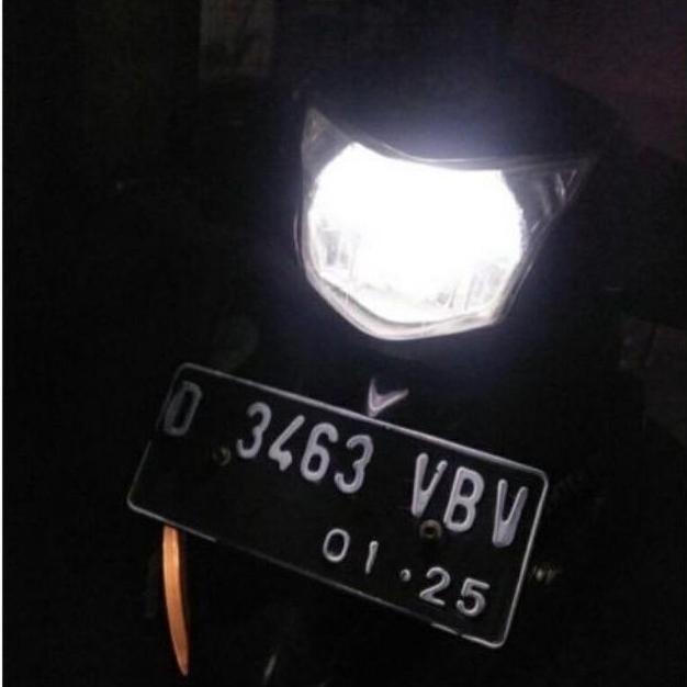 "New" BOHLAM/LAMPU DEPAN H6 MOTOR BEBEK MATIC AC DC LED 12VOLT TERANG 2 SISI