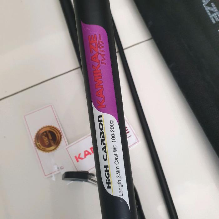 Joran Kamikaze Tidal Surf 390 420Joran Pancing Laut Sambung 3 Rockfishing Surffishing High Carbon
