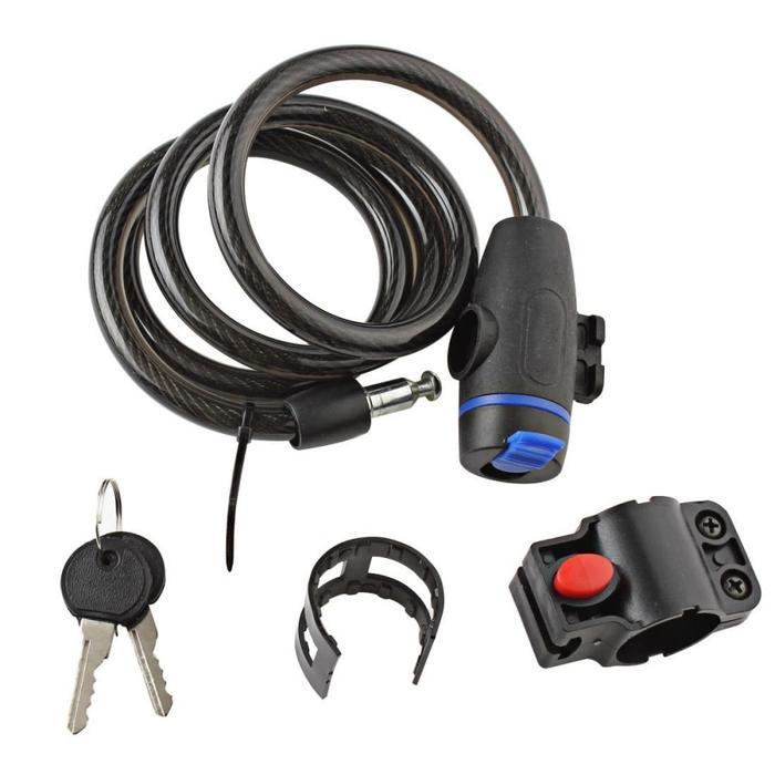 Pacific - Gembok Kunci Pengaman Sepeda / Kunci Gembok Sepeda + Holder Outdoor