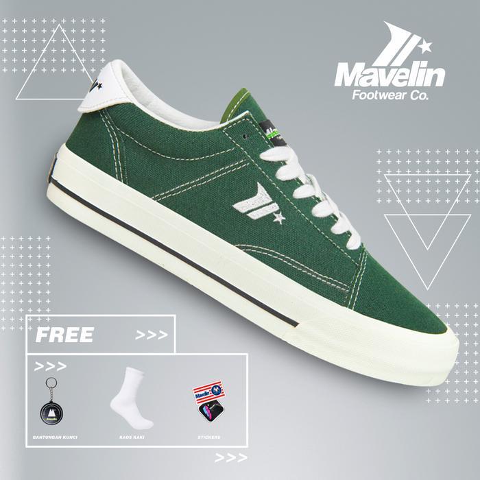 Mavelin Daren Army - Sepatu Sneakers Skateboard Pria Wanita - Sepatu Sneakers Casual Pria Wanita