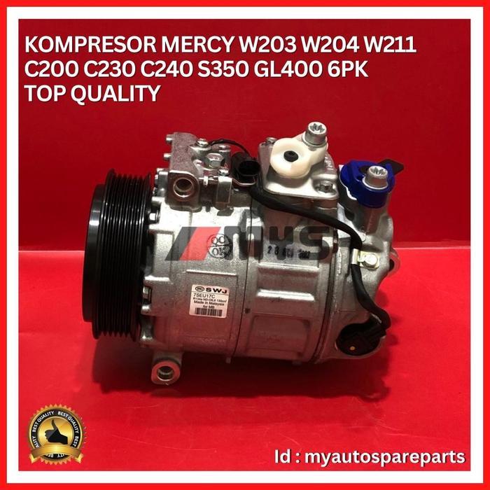 Ready KOMPRESOR AC Mobil Mercy W203 W204 W211 S350 GL400 C200 C230 C240