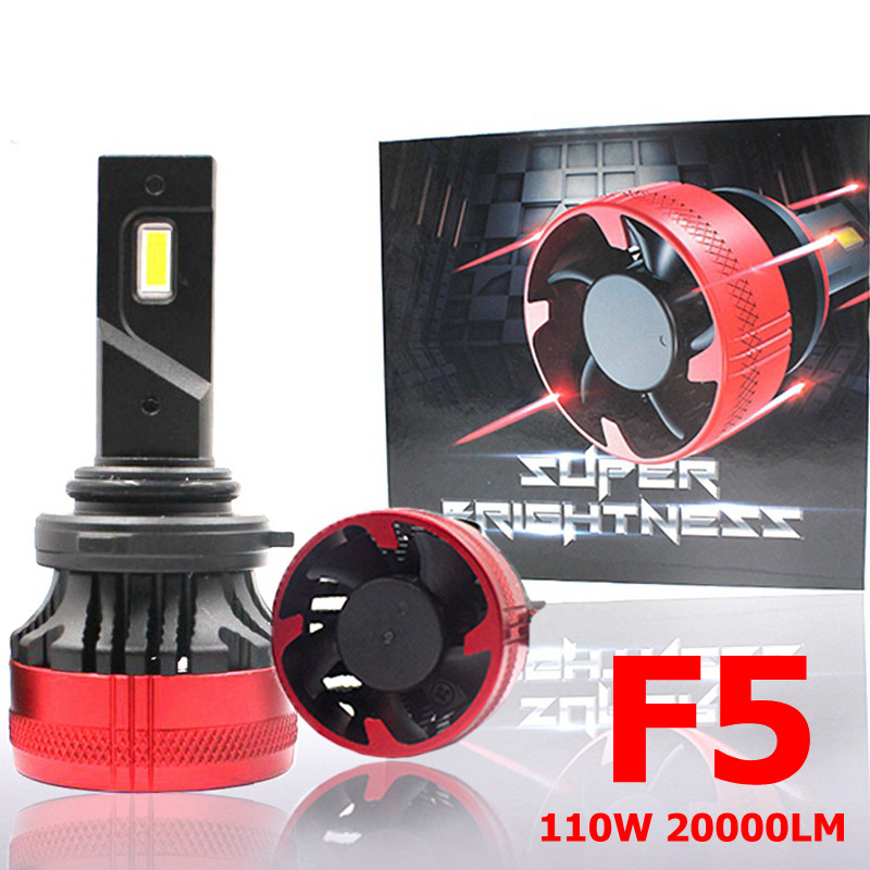 F5 H7 LED Headlight BulbH11 Fog Light H4 Car LED Headlamp 110W 20000LM H7 H11 HB3 9005 H1 LED Bulbs