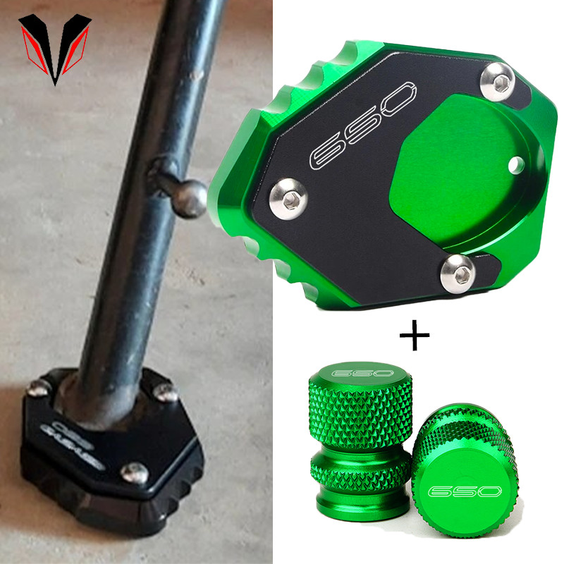 VERSYS650 Side Stand Extension For KAWASAKI VERSYS 650 2011-2020 2021 2024 Motorcycle Accessories