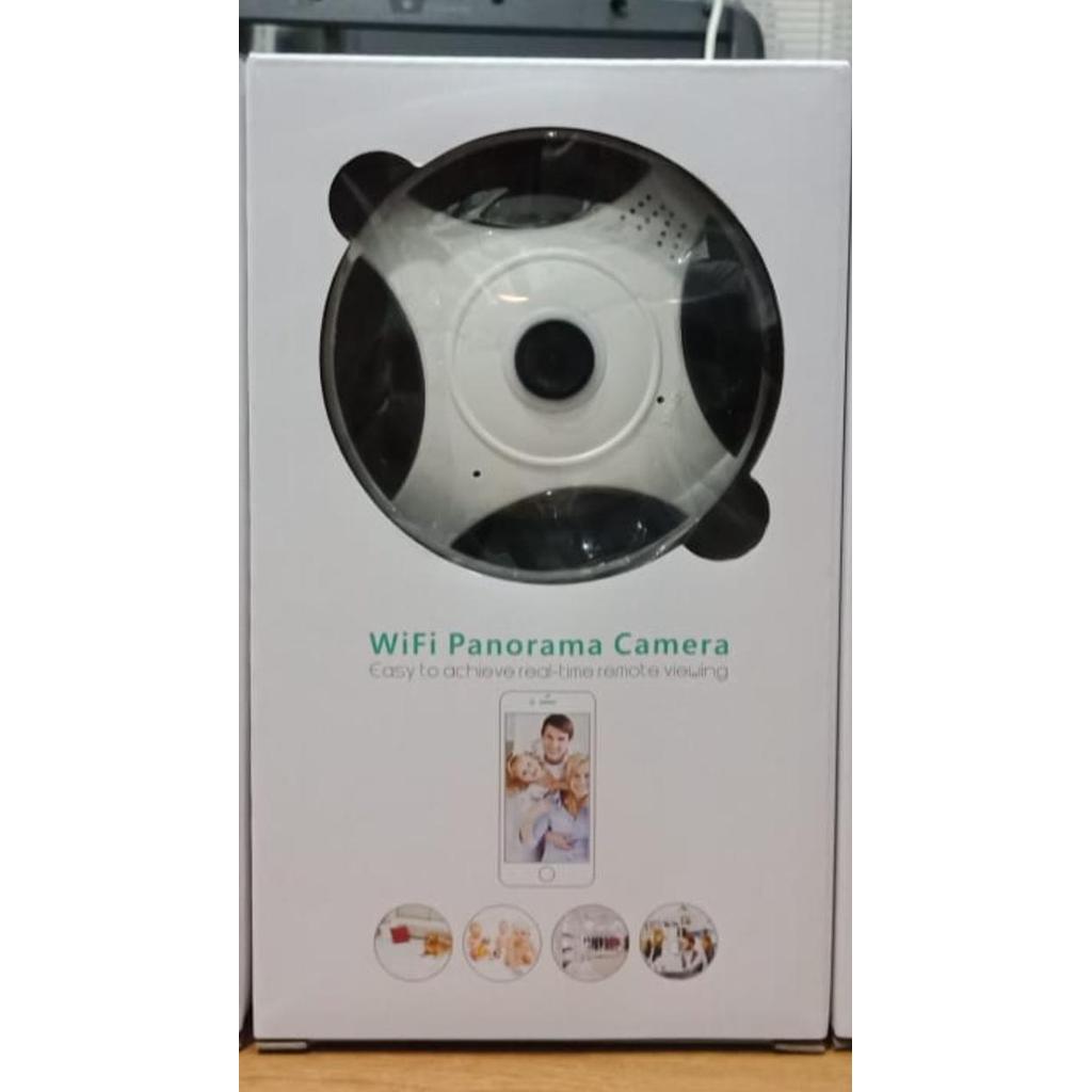 Cctv Wifi Panorama Camera Fisheye 360 Lensa 3Mp