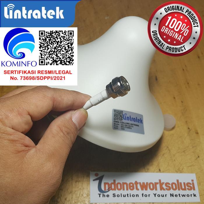 Antena Omni Indoor Jamur Ceiling Untuk Repeater 2G 3G 4G Lintratek Ori