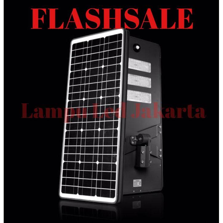 Pju LED solar 60watt komponen philips. Lampu pju solar philips 60w