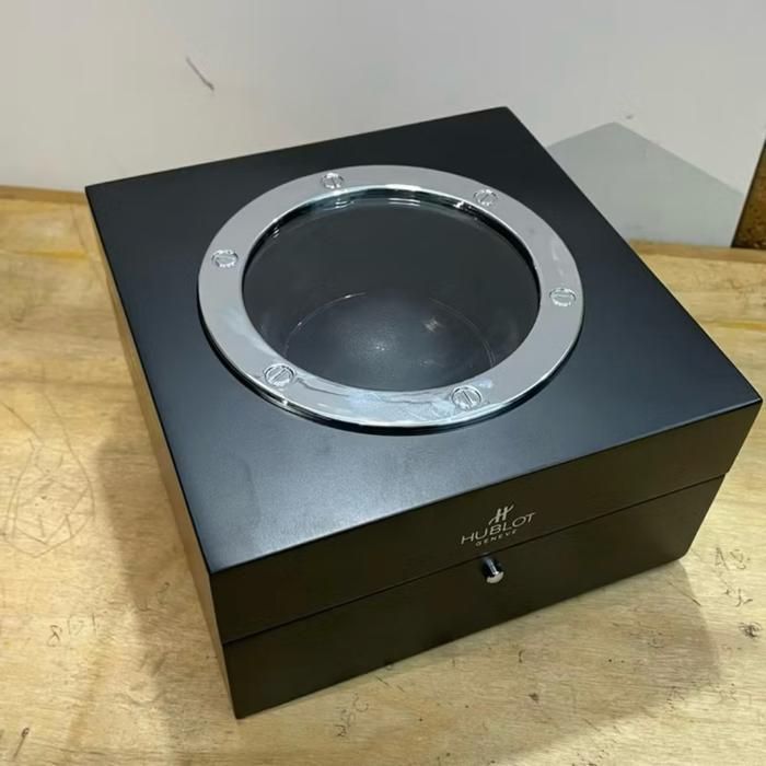 Kotak Jam Tangan HUBLOT Original Besar Kaca Box HB Mewah Ekslusif Full Set Include Book, Card, Tag &