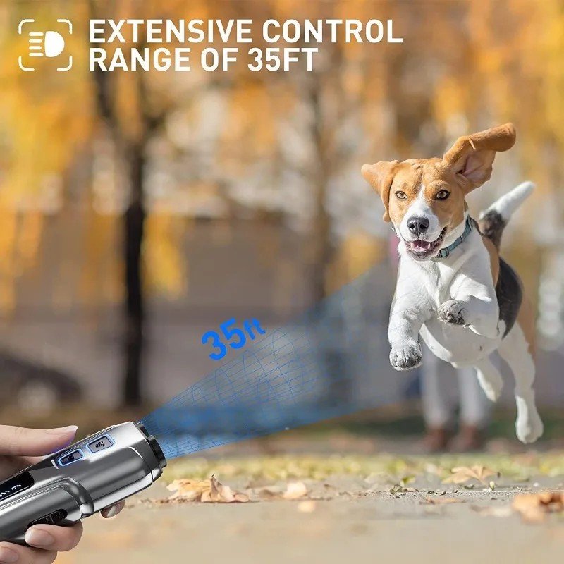 Anti-bark Ultrasonic Dog Repeller Electric Shocker Training Behavior Aids Dog Repeller Anti-Noise
