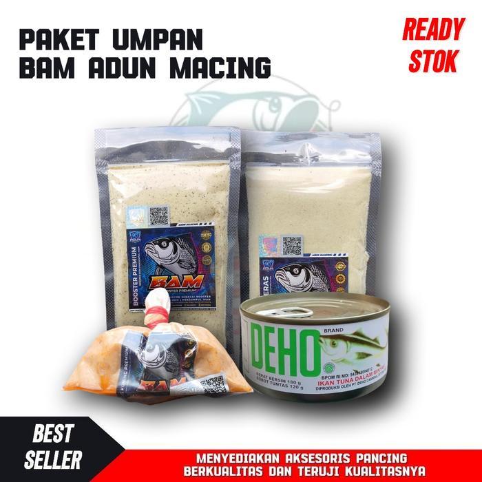 paket koplit umpan adun mancing super hemat