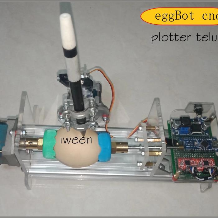 mini cnc eggbot eleks cnc telur , telur lukis