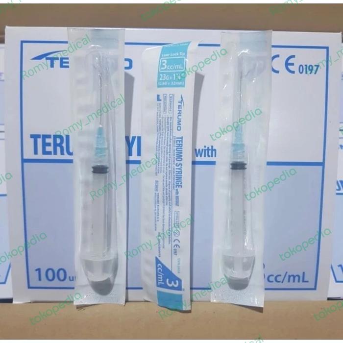 Syringe 3 Ml Terumo/Spuit 3 Cc Terumo #Gratisongkir