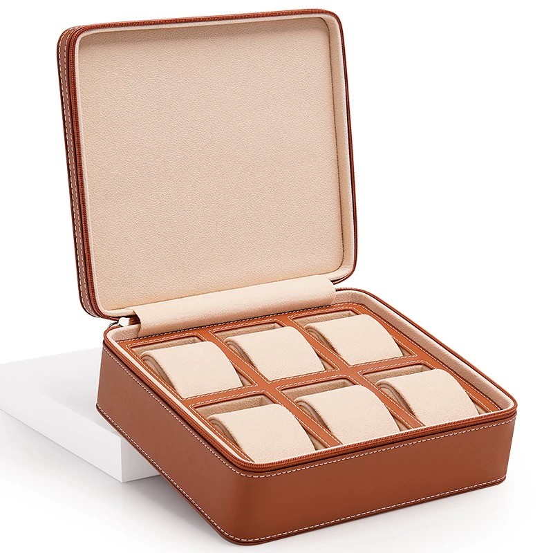 New 2025 Leather Watch Case Watch Storage Box Watch Collection Luxury Watch Box Organizer Watch