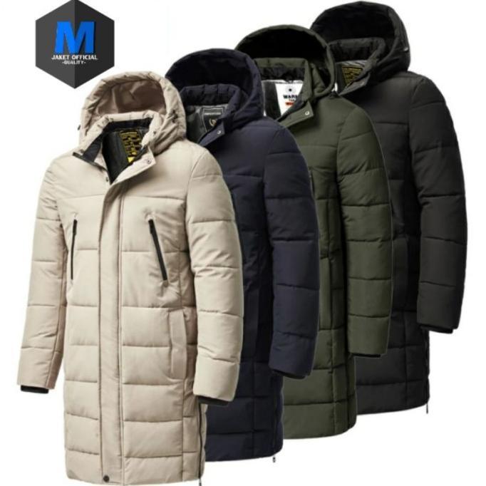 Ada Ready Ada Jaket pria Bertudung Tebal Hangat Panjang Plus Musim Dingin