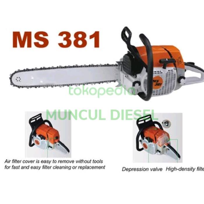 chainsaw MS381 //Senso MS 381 //alat pemotong pohon MS 381