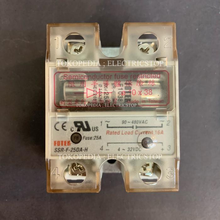 FOTEK SSR-F-25-DA-H SSR F 25 DAH FUSE TYPE ASLI
