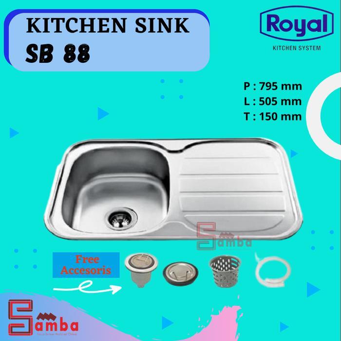 Royal Kitchen Sink SB 88 Bak Cuci Piring