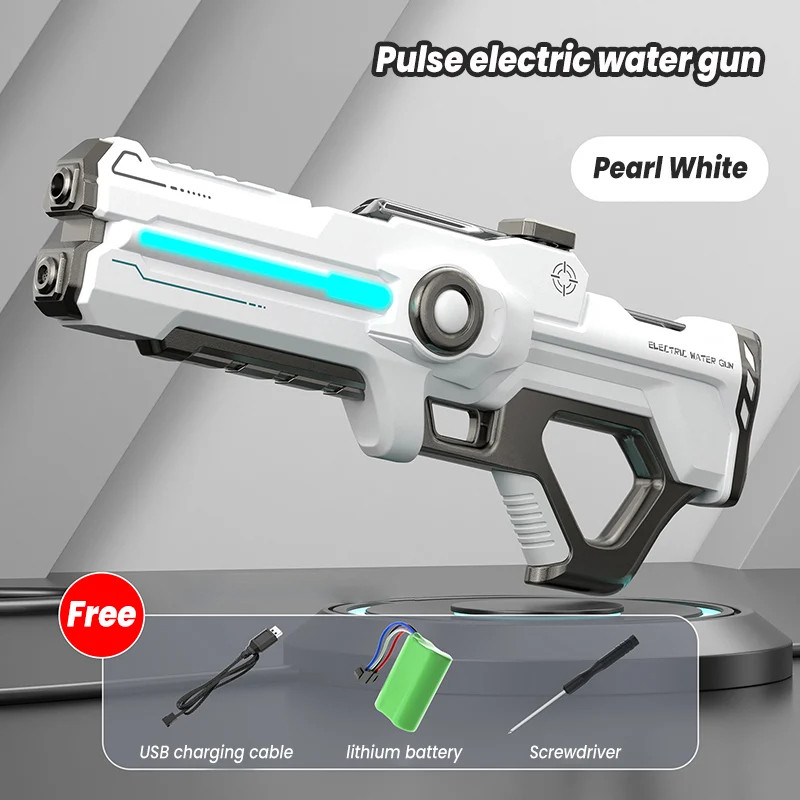 2025 New Summer Fully Automatic Electric Water Gun Toys, Beach Shooting Electric Water Gun Battle