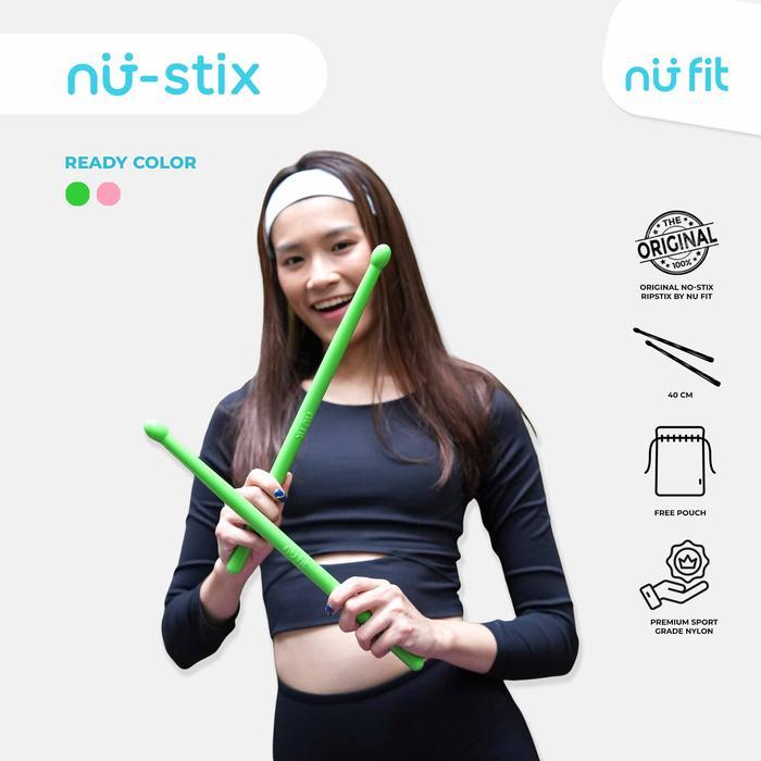 Nu Fit - Original N-Stix Ripstix By Nu Fit - Pound Fit Stick Ripstix - Poundfit Stick Yoga Senam -