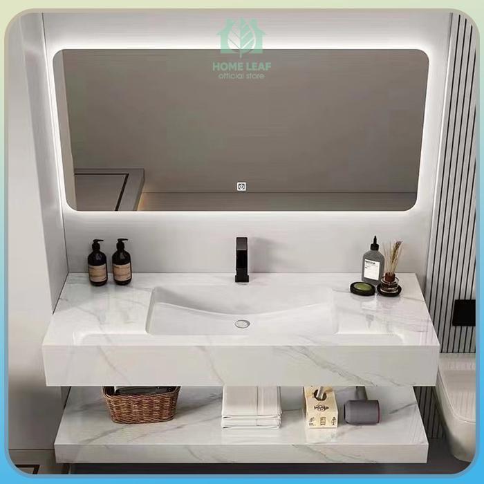 Cabinet wastafel Wastafel Kabinet Set Rock Beam Stone wastafel cabinet Kabinet Wastafel Kamar Mandi