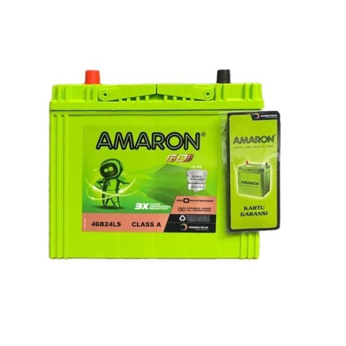 AMARON NS60LS 46B24LS Aki Mobil Toyota Vios Accu Kering 45Ah
