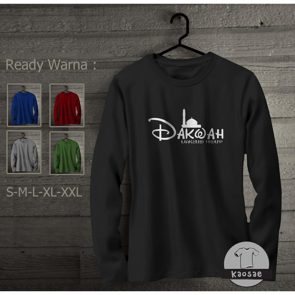 Kaos Dakwah al Khilafah Tangan Panjang Kaos Distro