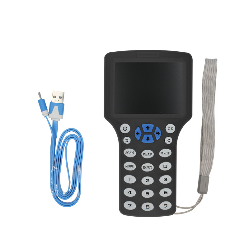 New English Replicator RFID Duplicator 13.56Mhz NFC Smart Chip Card Reader CUID/FUID Keychain Writer
