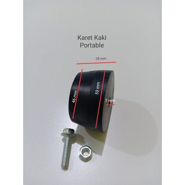 Karet Dudukan Portable Mesin Kompresor Angin Karet Bantalan Kaki Kompresor Listrik