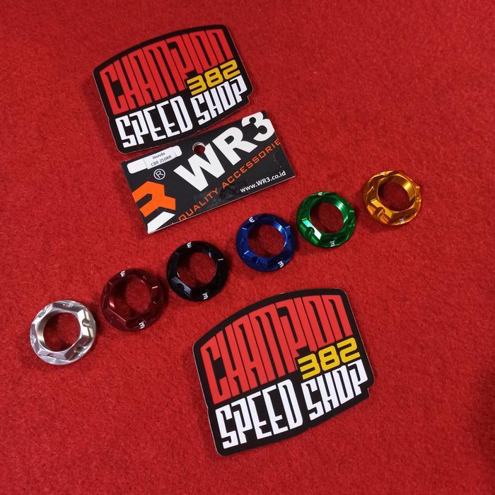 Terbaru! Mur Segitiga Stang Atas Steering Nut Wr3 Cbr250Rr Cbr 250Rr 250 Rr