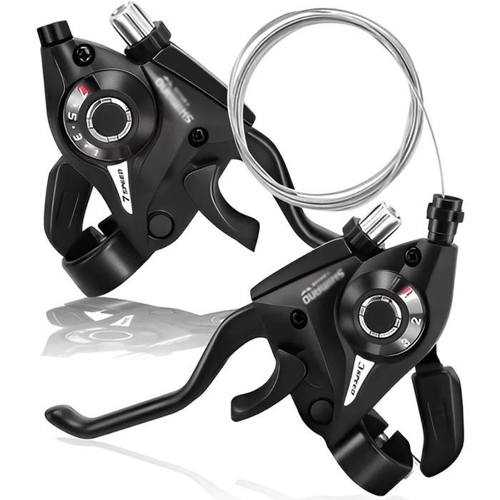 3*7 8 Speed Set Rem Dan Pemindah Shifter Operan Gigi Sepeda Mtb Shifter Gunung Seli Mtb Gunung