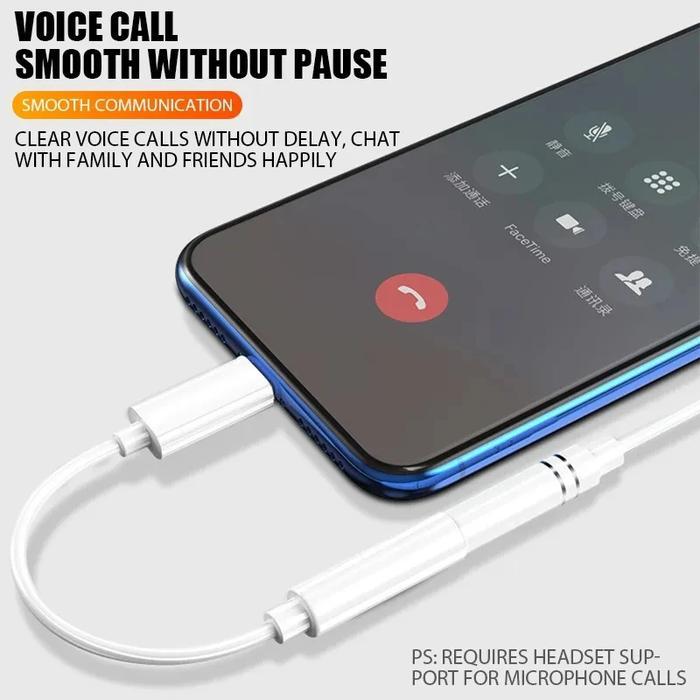 Adaptor Earphone USB Tipe C ke Jack 3,5, Konverter Kabel Audio USB-C 3,5mm