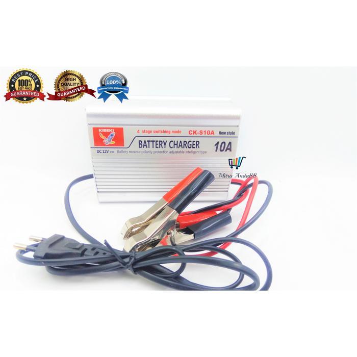 Ready CHARGER AKI KISEKI 10A / CAS AKI / CAS AKI KERING / PENGISI AKI