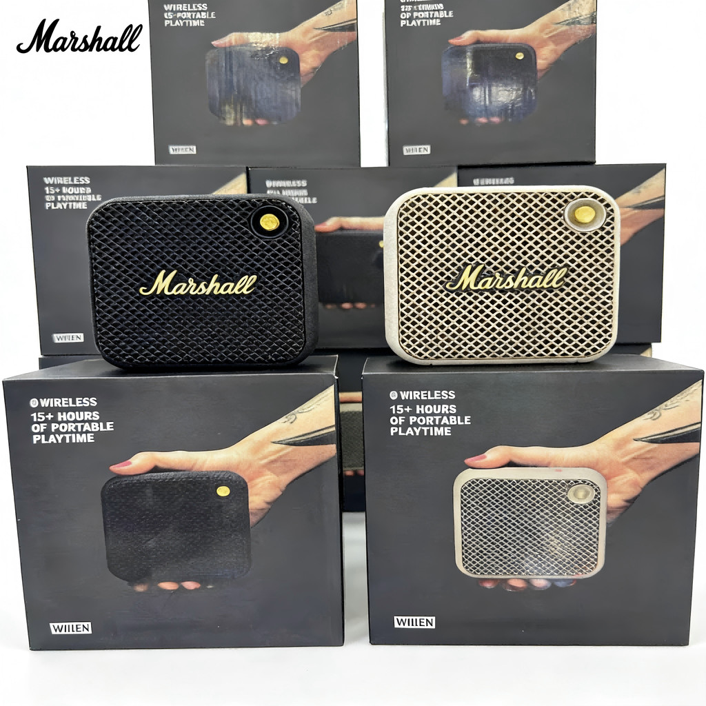 Marshall Willen Mini Portable Wireless Bluetooth Speaker Waterproof Subwoofer Home Outdoor Audio Hot