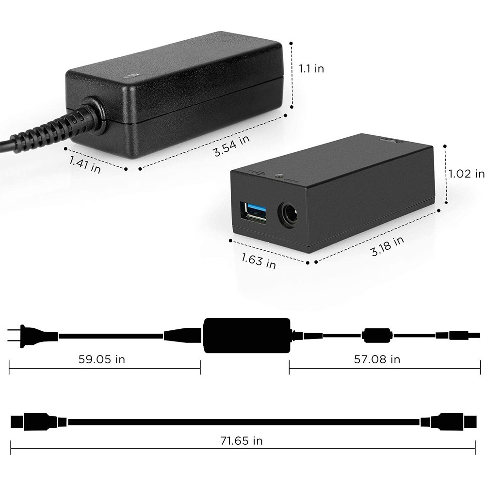 Kinect Converter Adapter for Xbox One S, Xbox One X, and Windows 10 PCs - Officially Licensed By