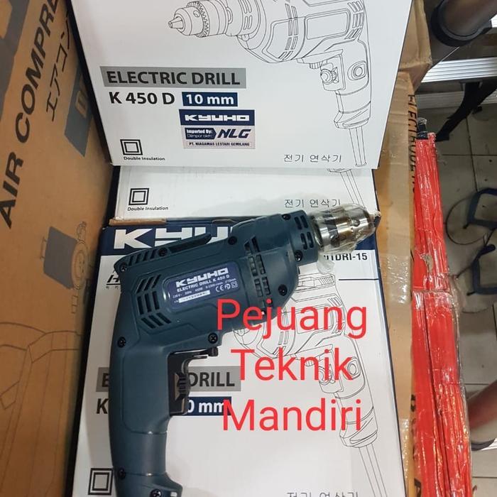 Mesin Bor Tangan 10Mm Kyuho K450 D / Bor Tangan Kyuho K 450 D 10 Mm
