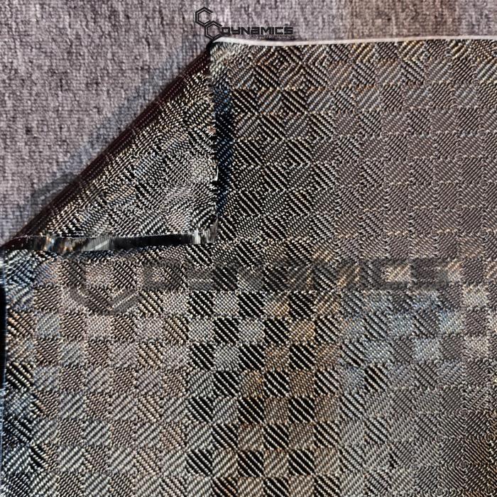 Serat Carbon Fiber Batik Big Square Weaving