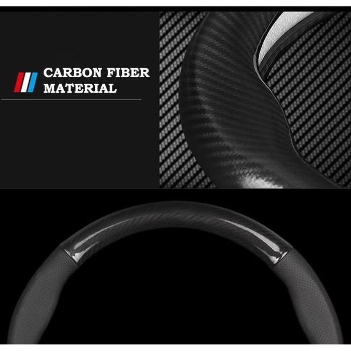 Elenore Cover Sarung Stir Carbon Mobil Toyota Yaris 2008 2009 2010 2011 2012 2013